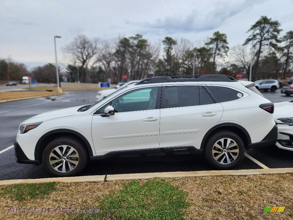2021 Outback 2.5i Premium - Crystal White Pearl / Gray photo #8
