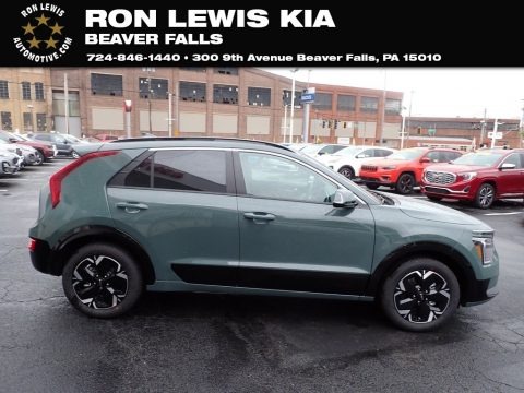 Cityscape Green 2023 Kia Niro EV Wave