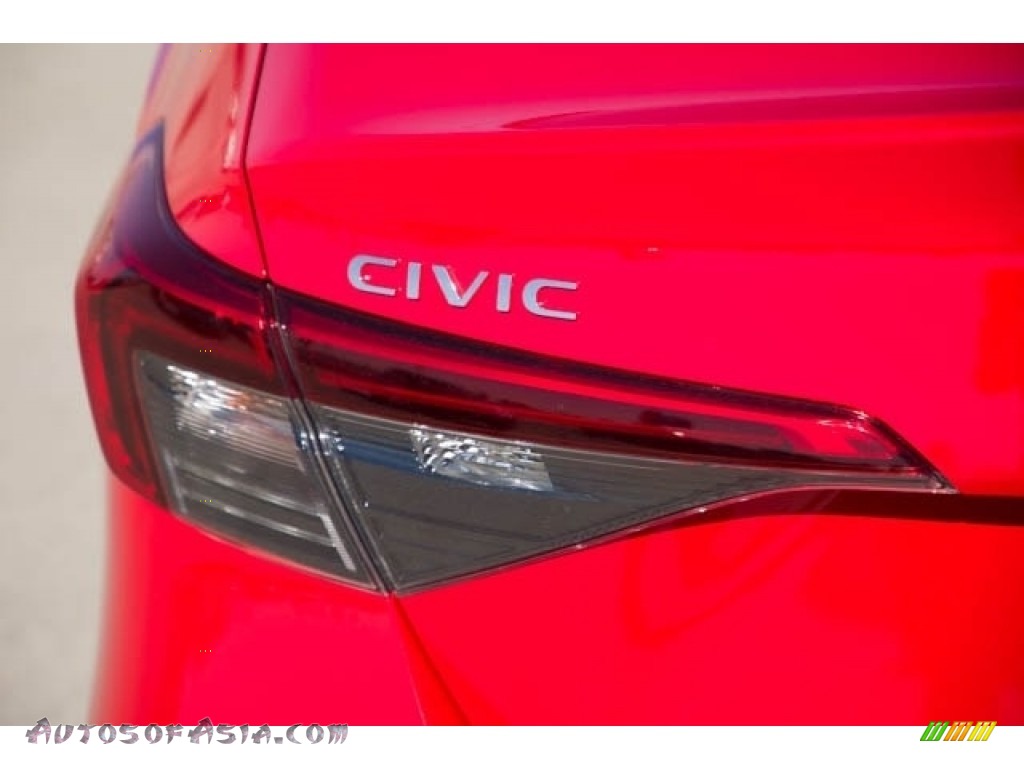 2023 Civic Sport Sedan - Rallye Red / Black photo #6