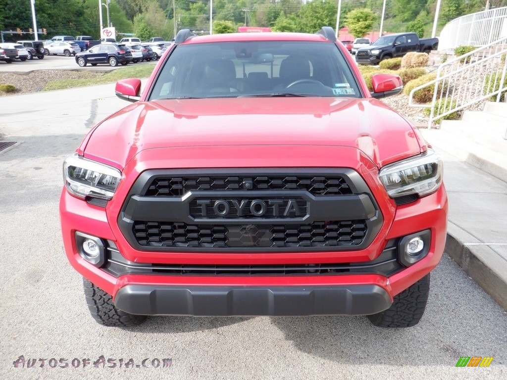2022 Tacoma TRD Off Road Double Cab 4x4 - Barcelona Red Metallic / Cement/Black photo #13