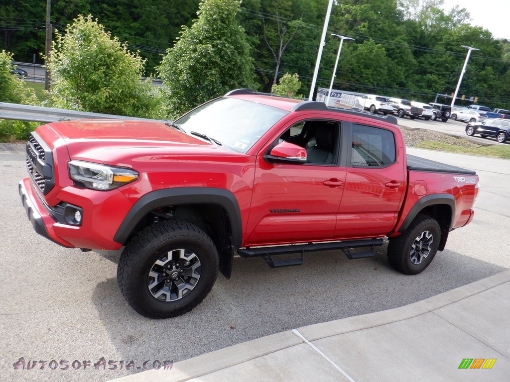 2022 Tacoma TRD Off Road Double Cab 4x4 - Barcelona Red Metallic / Cement/Black photo #15