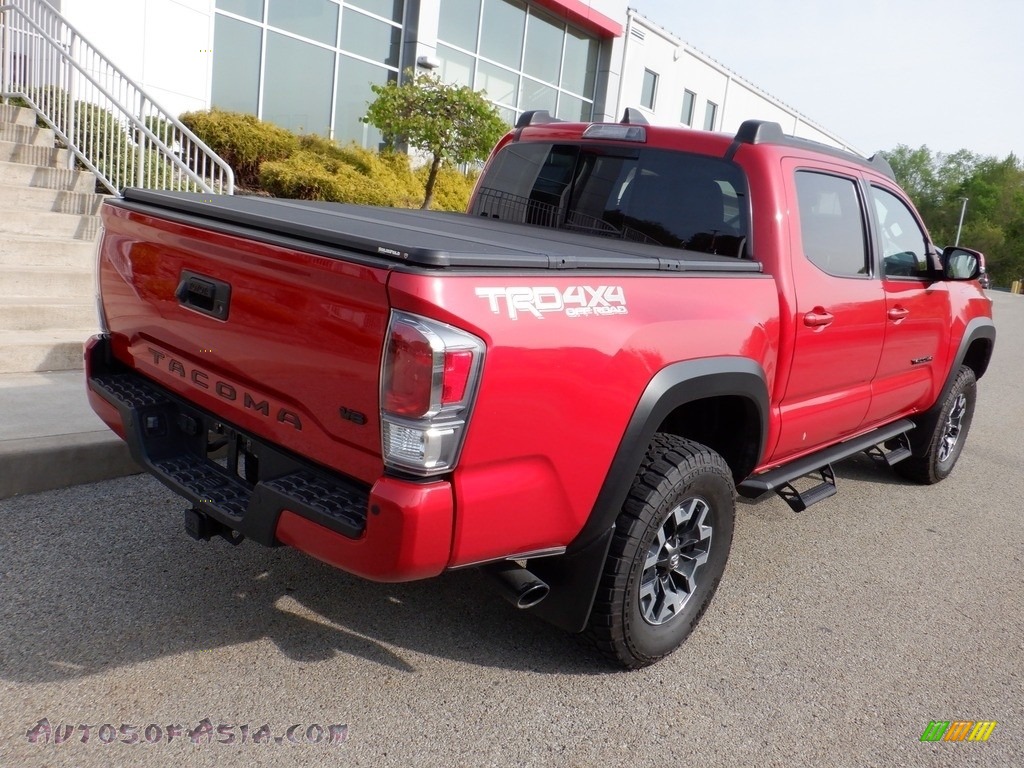 2022 Tacoma TRD Off Road Double Cab 4x4 - Barcelona Red Metallic / Cement/Black photo #19