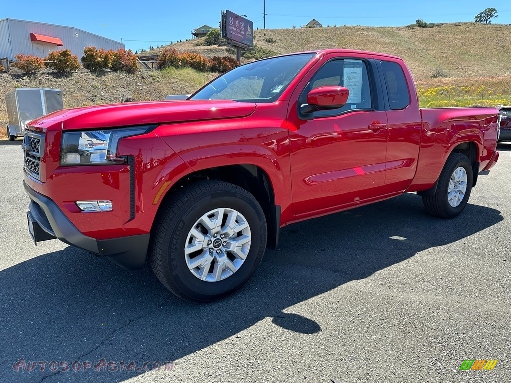 2023 Frontier SV King Cab - Cardinal Red Metallic Tricoat / Charcoal photo #3