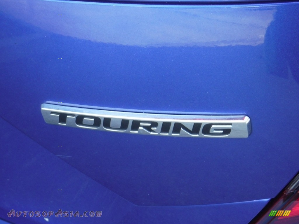 2020 Civic Touring Sedan - Aegean Blue Metallic / Black photo #7