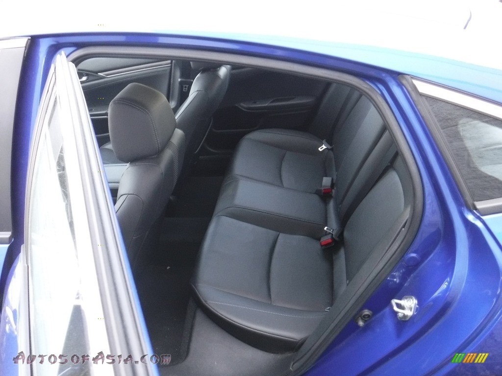 2020 Civic Touring Sedan - Aegean Blue Metallic / Black photo #25