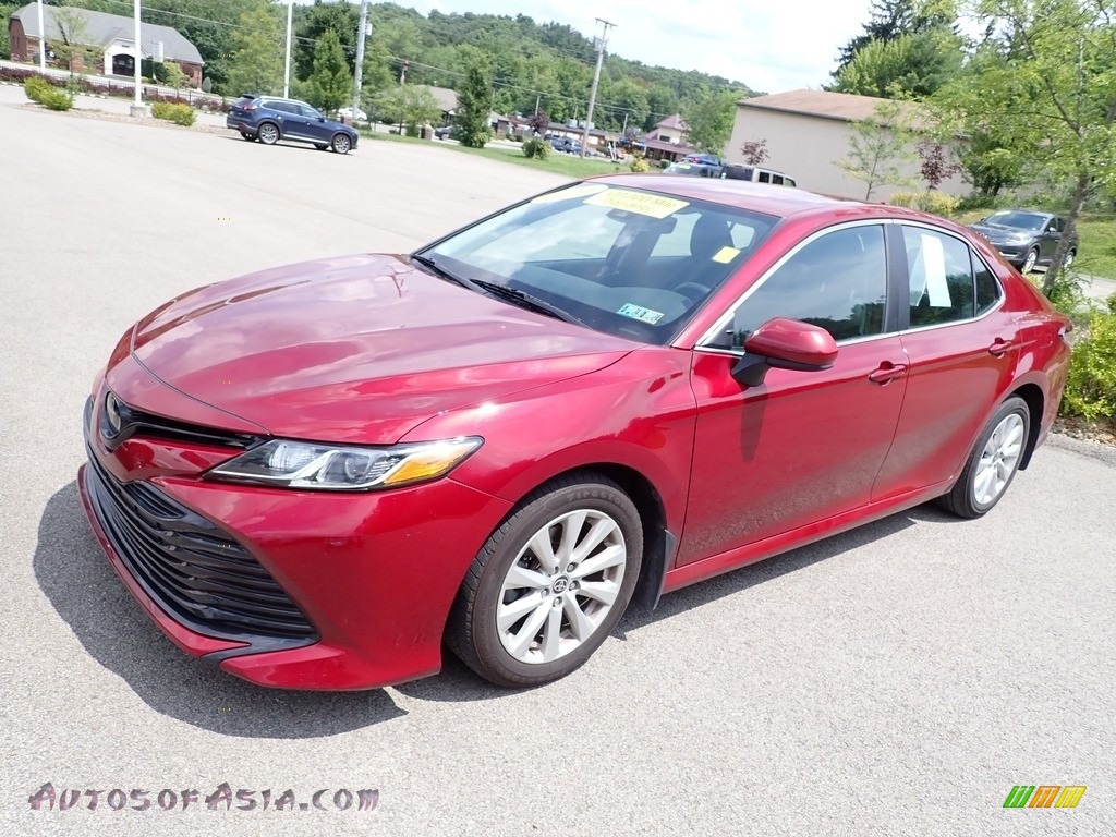 2020 Camry LE - Ruby Flare Pearl / Black photo #4