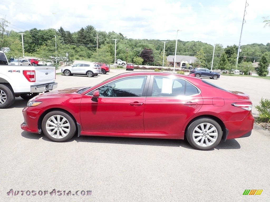 2020 Camry LE - Ruby Flare Pearl / Black photo #5