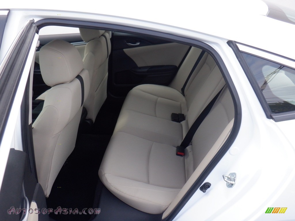 2020 Civic EX Sedan - Platinum White Pearl / Ivory photo #26