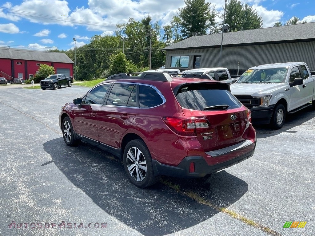 2018 Outback 2.5i Limited - Crimson Red Pearl / Ivory photo #2