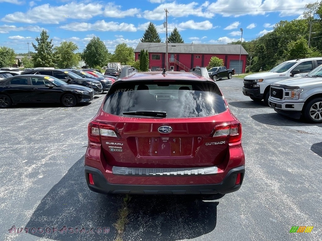 2018 Outback 2.5i Limited - Crimson Red Pearl / Ivory photo #3