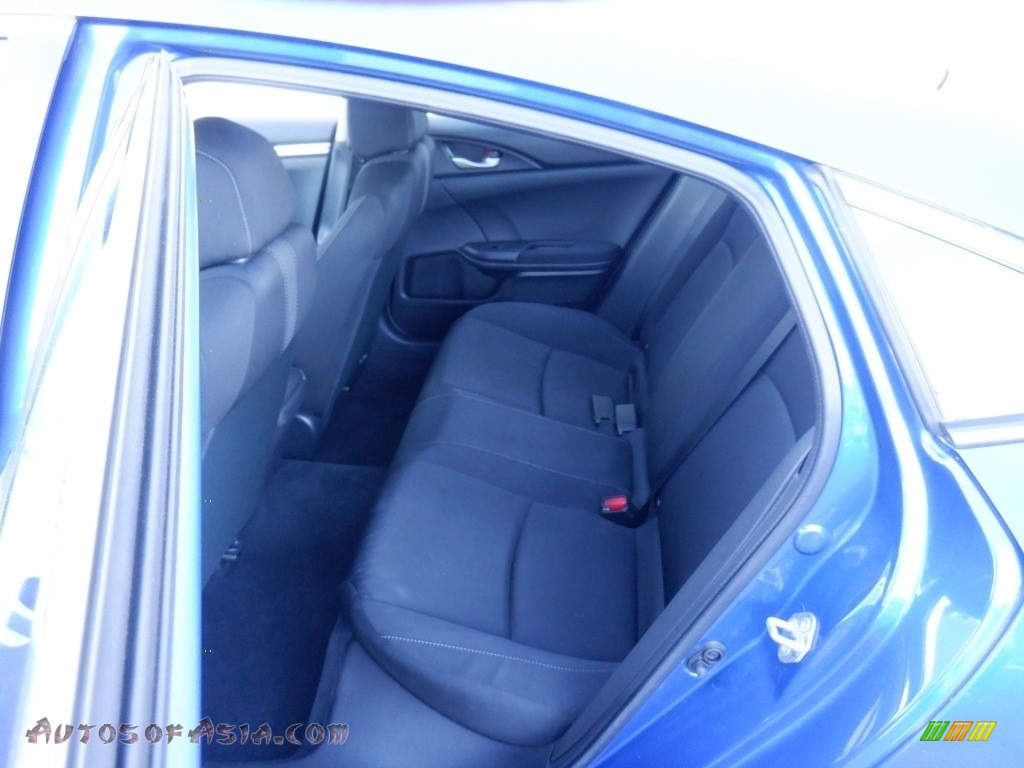2020 Civic LX Sedan - Aegean Blue Metallic / Black photo #24