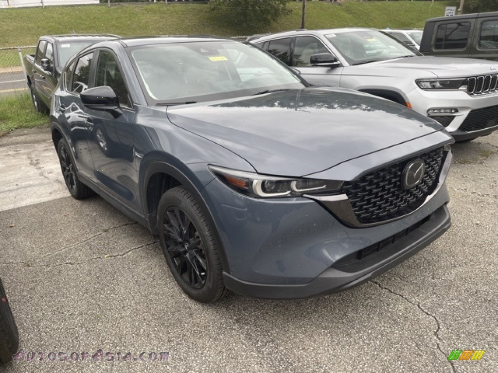 2022 CX-5 S Carbon Edition AWD - Polymetal Gray Metallic / Black photo #1
