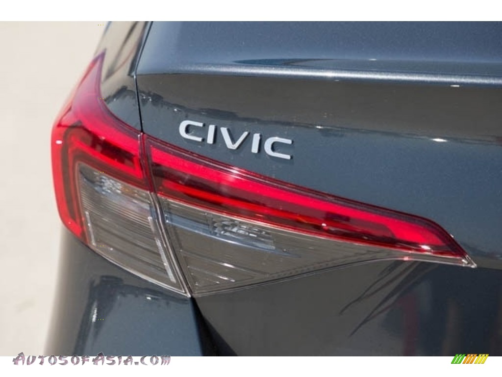 2024 Civic EX Sedan - Meteorite Gray Metallic / Gray photo #6