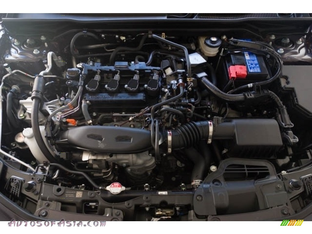 2024 Civic EX-L Hatchback - Smokey Mauve Pearl / Black photo #9