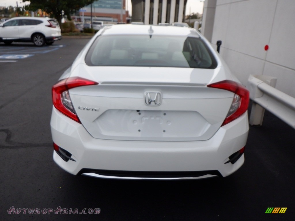 2021 Civic EX Sedan - Platinum White Pearl / Ivory photo #5