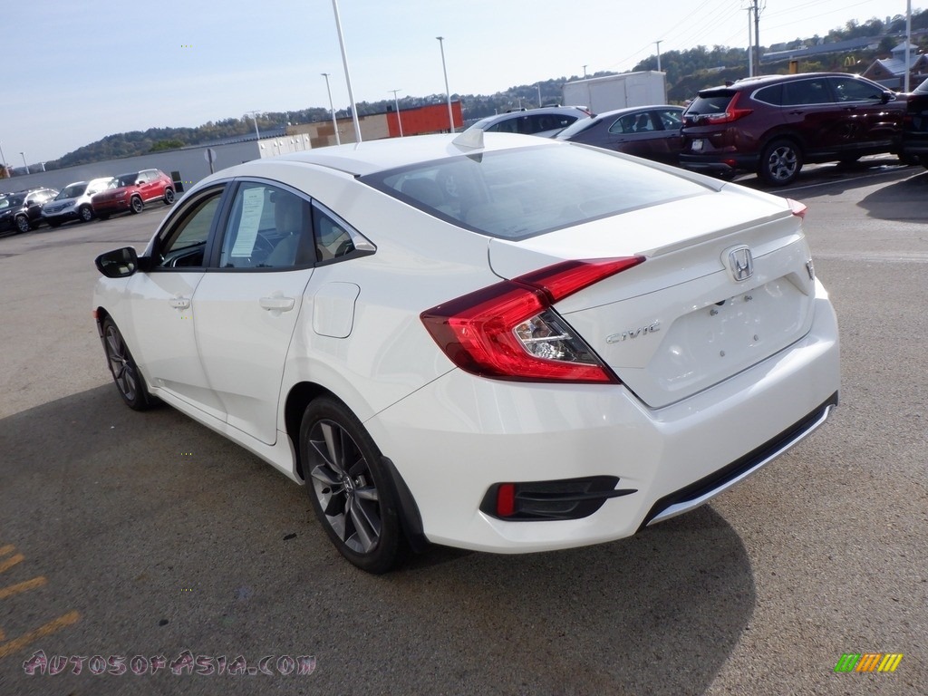 2021 Civic EX Sedan - Platinum White Pearl / Ivory photo #15