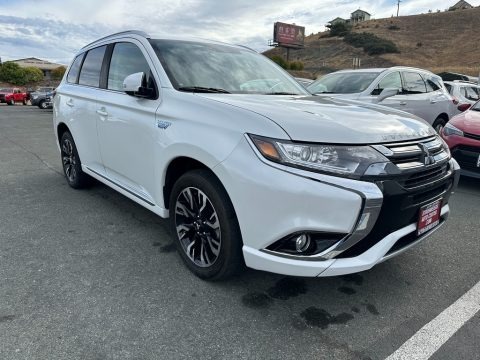 Diamond White Pearl 2018 Mitsubishi Outlander SEL S-AWC Plug-In Hybrid