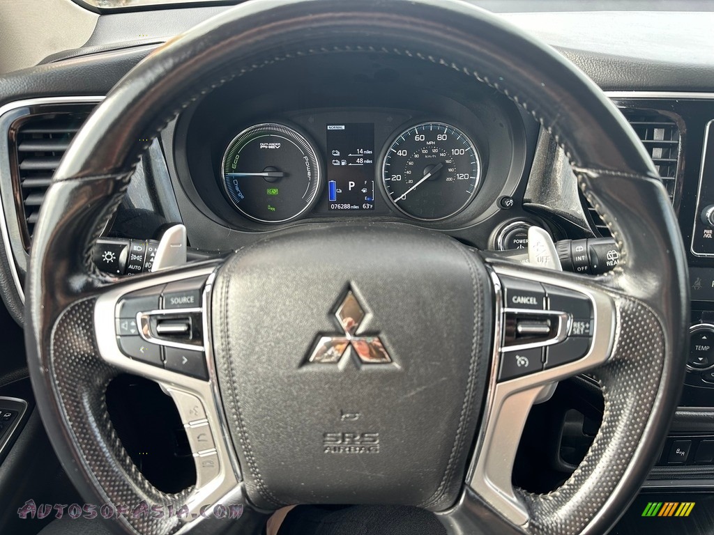 2018 Outlander SEL S-AWC Plug-In Hybrid - Diamond White Pearl / Black photo #8