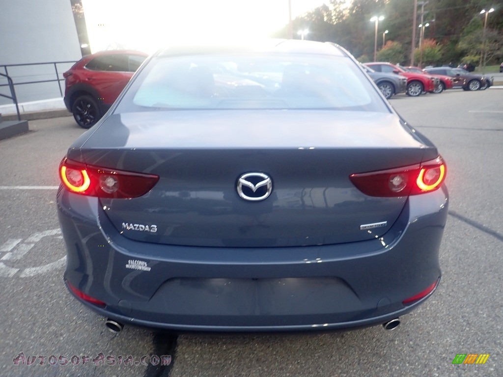 2023 Mazda3 2.5 S Carbon Edition Sedan - Polymetal Gray Metallic / Red photo #3