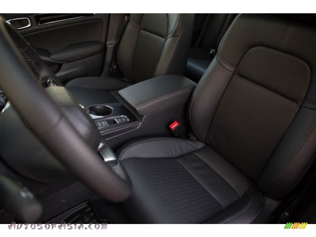 2024 Civic EX-L Hatchback - Crystal Black Pearl / Black photo #24