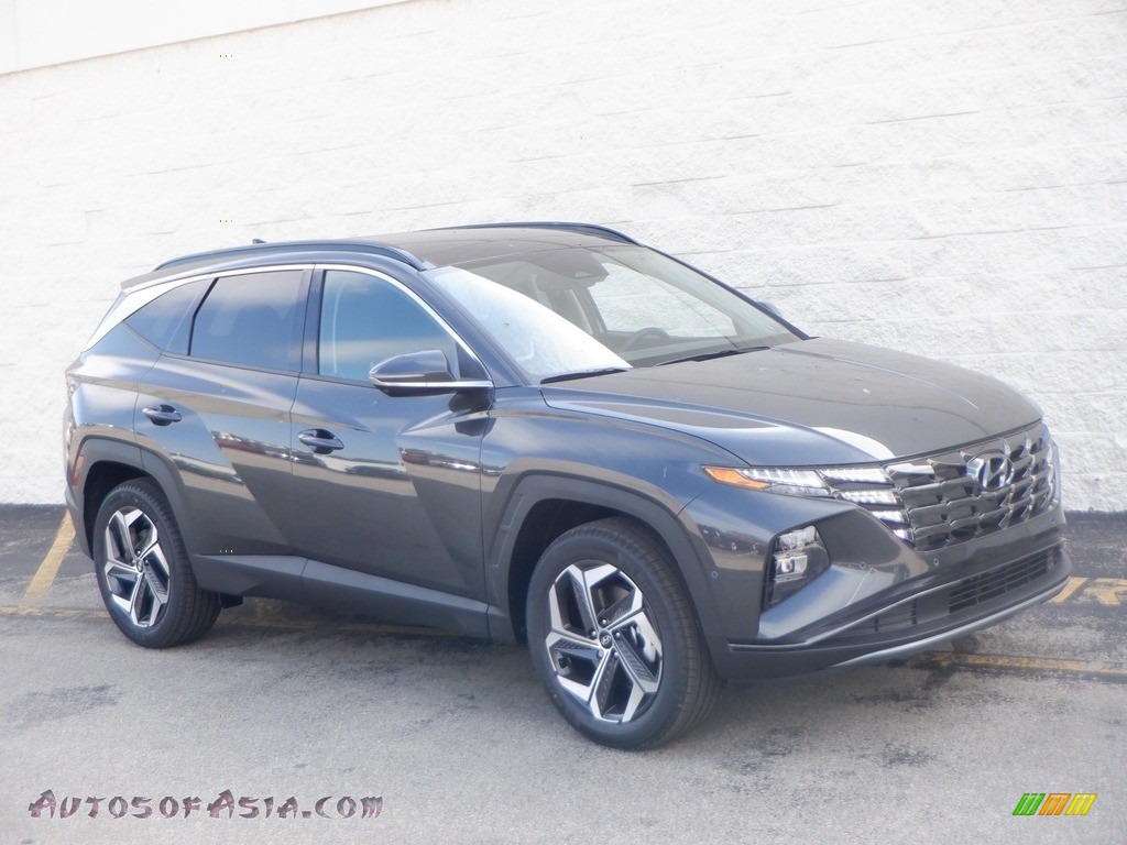 Portofino Gray / Black Hyundai Tucson Limited AWD