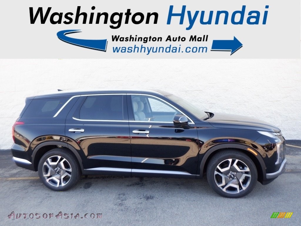 2024 Palisade Limited AWD - Abyss Black Pearl / Navy/Beige photo #2