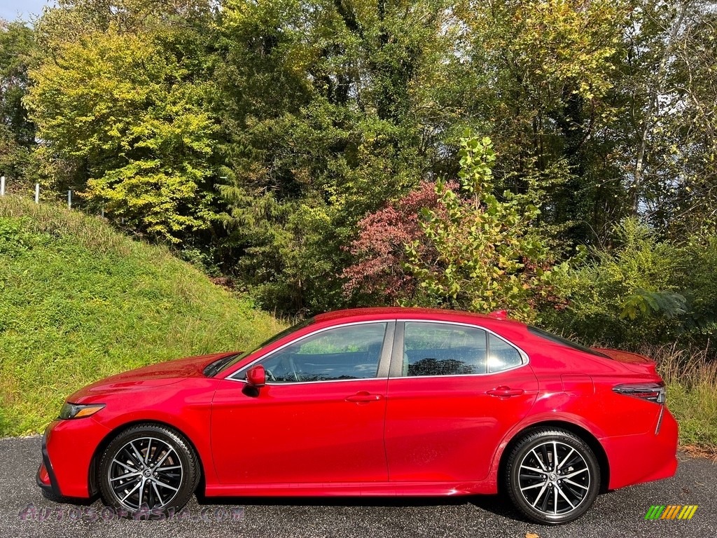 2021 Camry SE Nightshade - Supersonic Red / Ash photo #1