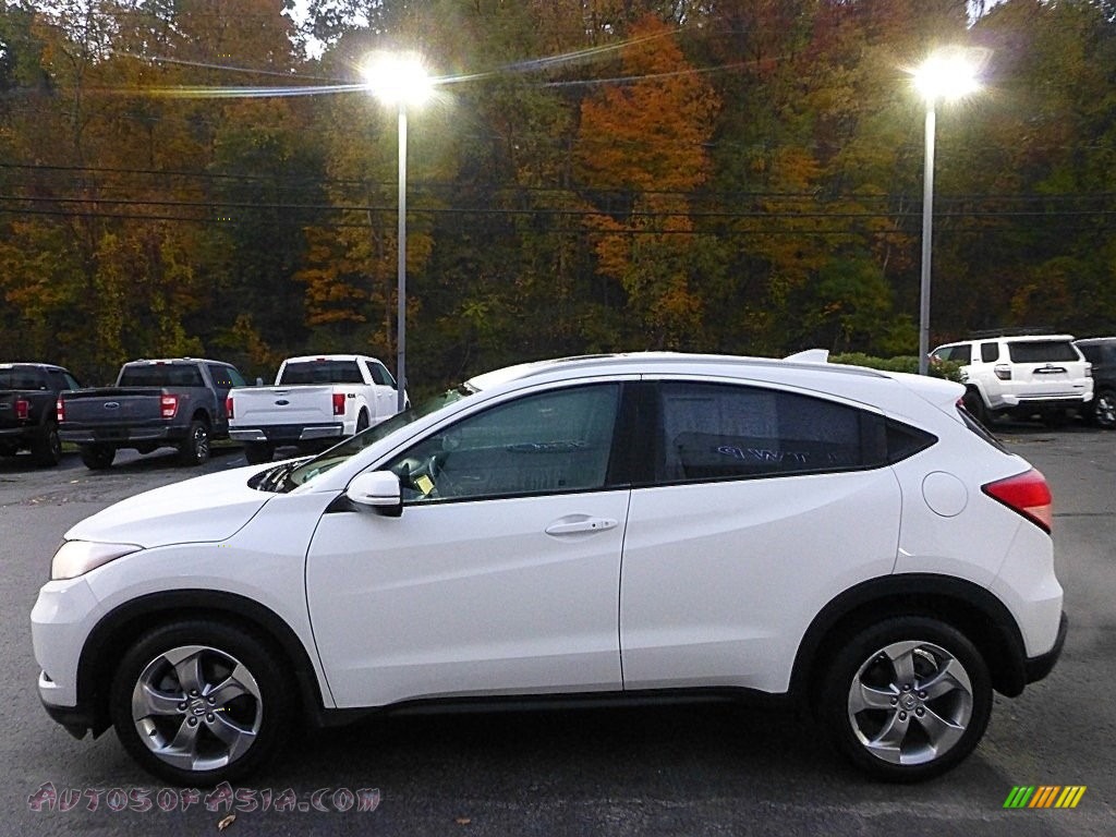 2017 HR-V EX-L AWD - White Orchid Pearl / Gray photo #6