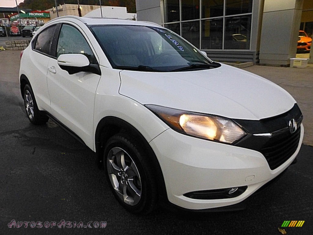 2017 HR-V EX-L AWD - White Orchid Pearl / Gray photo #9