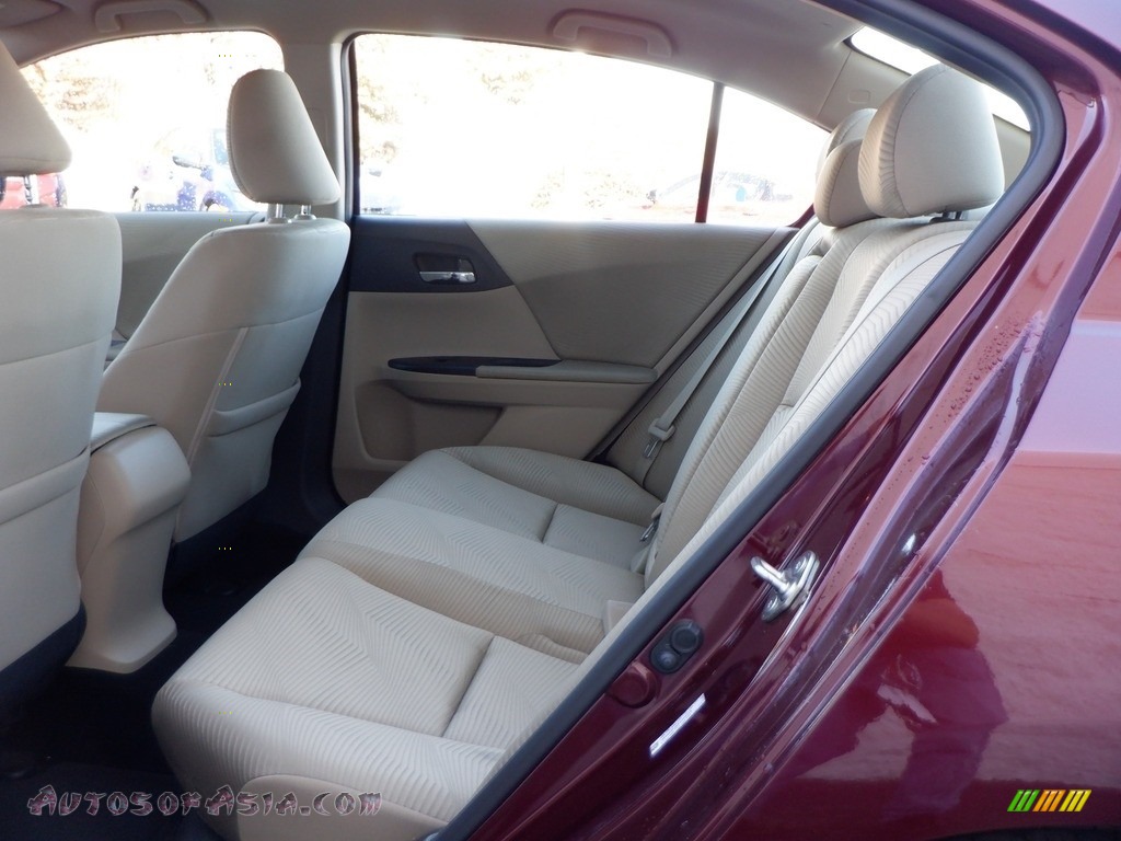 2014 Accord LX Sedan - Basque Red Pearl II / Ivory photo #22