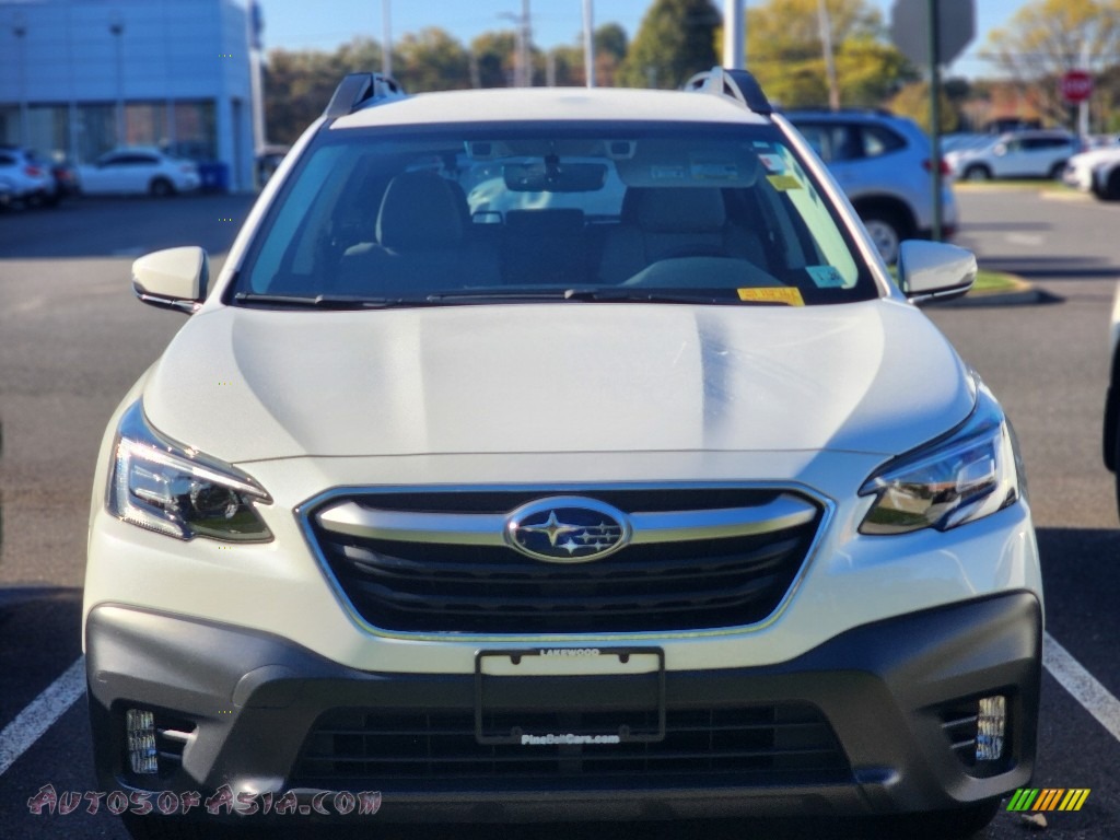 2021 Outback 2.5i Premium - Crystal White Pearl / Gray photo #2