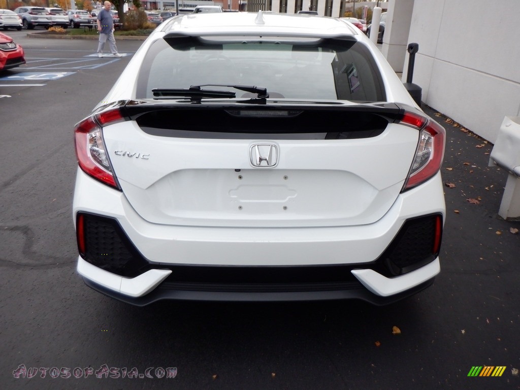 2017 Civic EX Hatchback - White Orchid Pearl / Black/Ivory photo #8