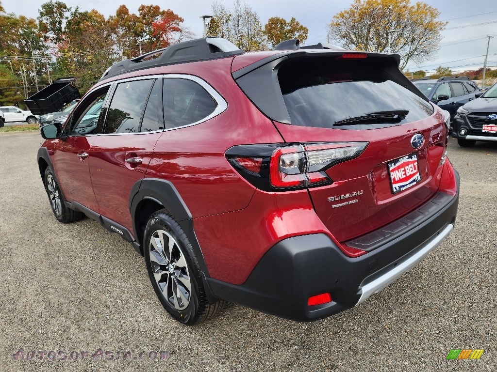 2024 Outback Touring - Crimson Red Pearl / Slate Black photo #4
