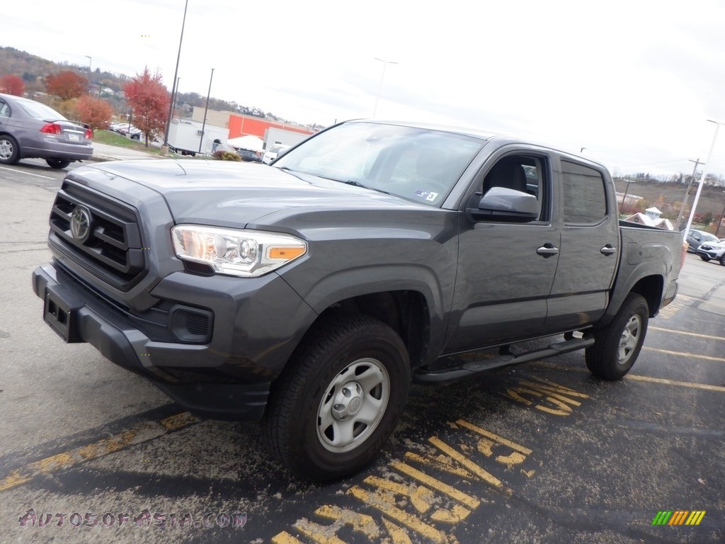2021 Tacoma SR Double Cab 4x4 - Magnetic Gray Metallic / Cement photo #4
