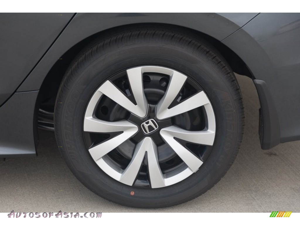 2024 Civic LX Sedan - Meteorite Gray Metallic / Black photo #12