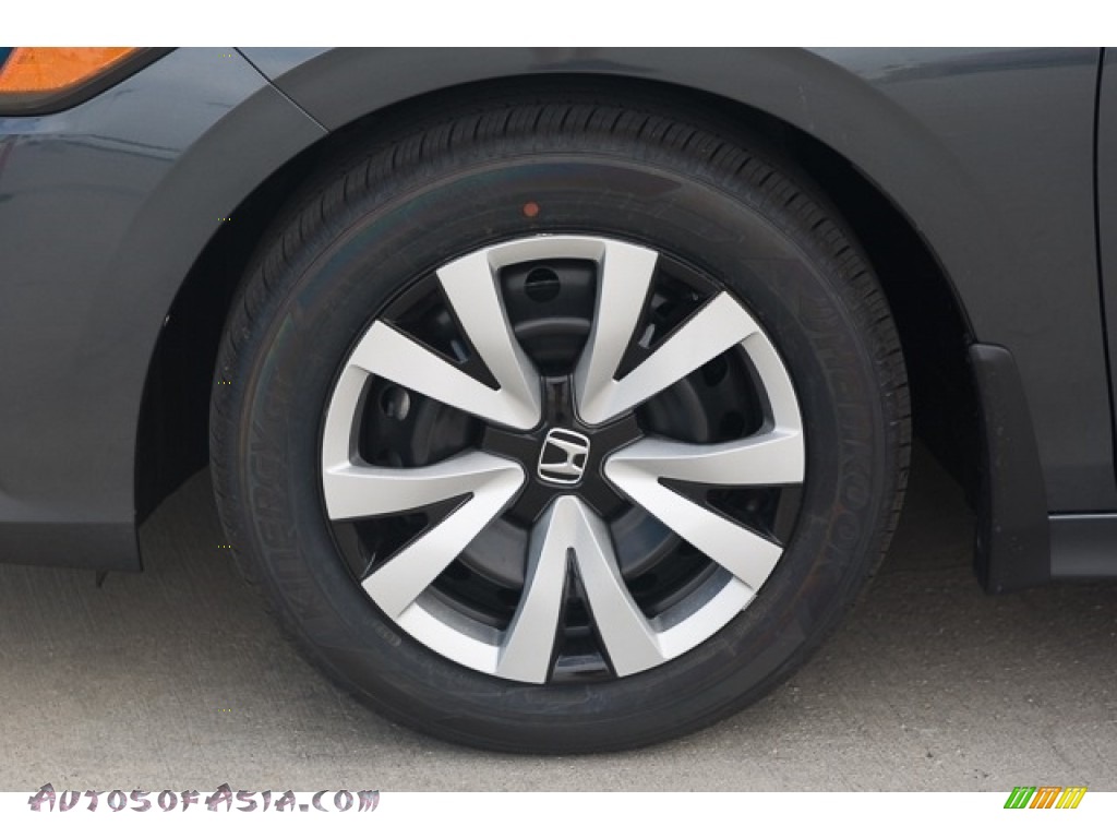 2024 Civic LX Sedan - Meteorite Gray Metallic / Black photo #13