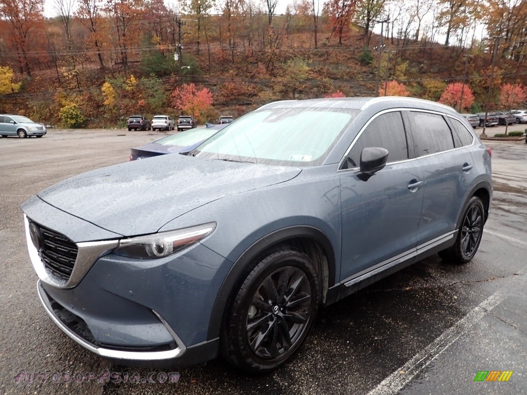 2021 CX-9 Carbon Edition AWD - Polymetal Gray / Red photo #1