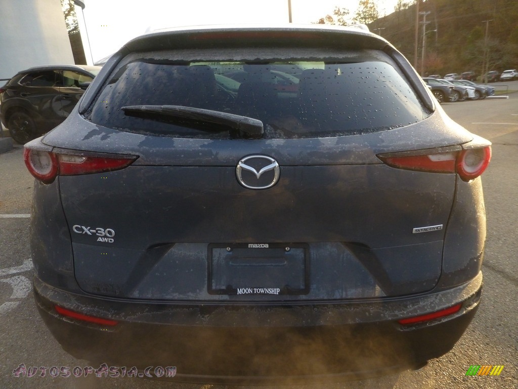 2024 CX-30 S Carbon Edition AWD - Polymetal Gray Metallic / Red photo #3
