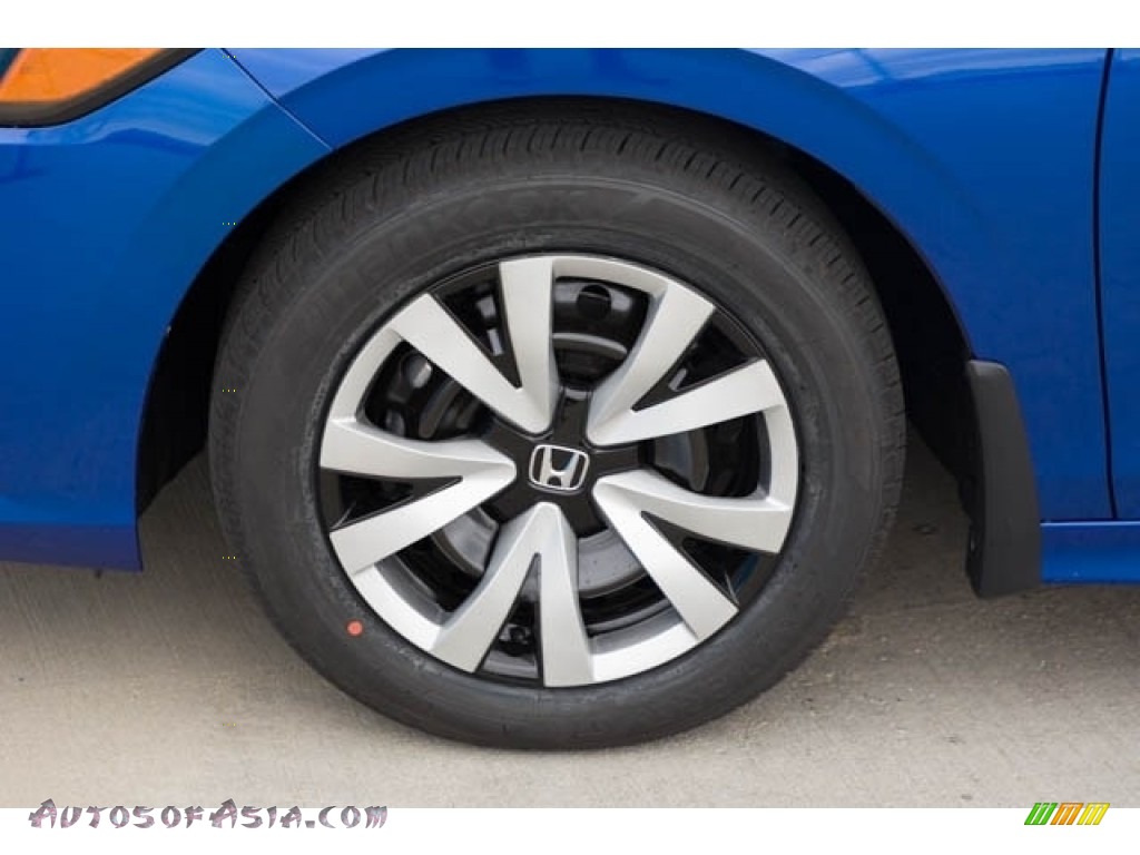 2024 Civic LX Sedan - Aegean Blue Metallic / Black photo #13