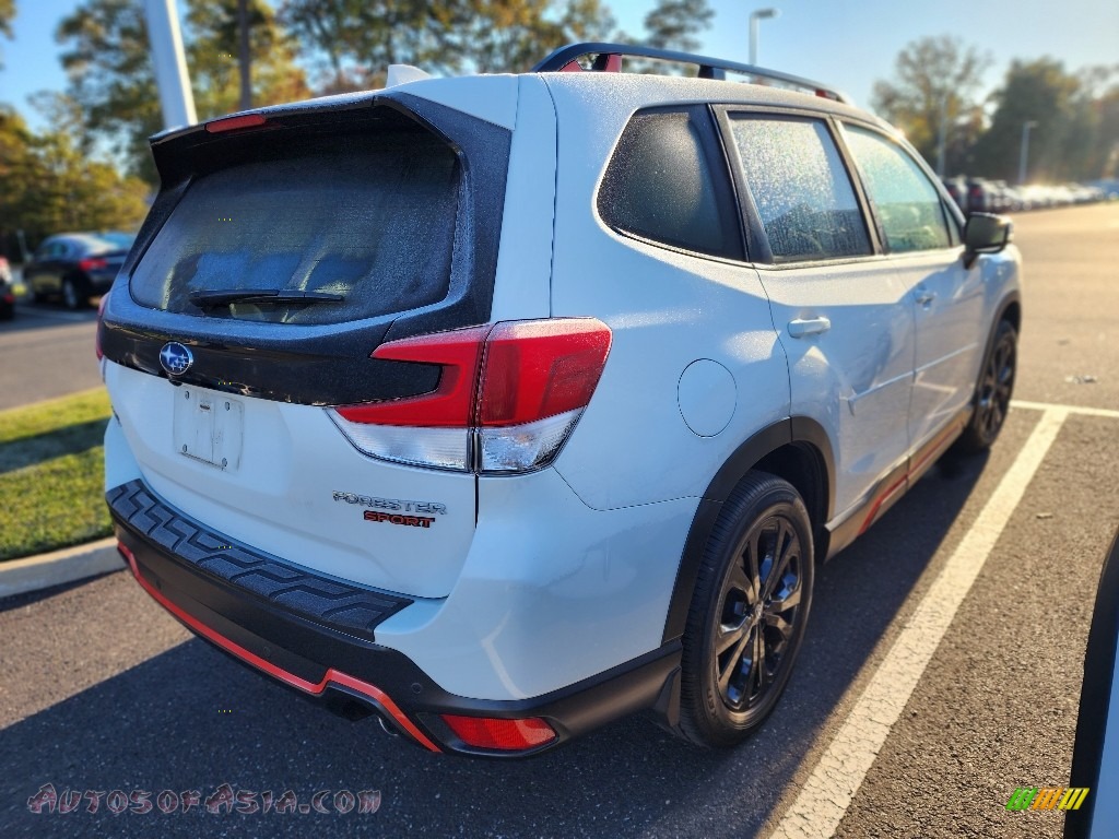 2021 Forester 2.5i Sport - Crystal White Pearl / Gray photo #3