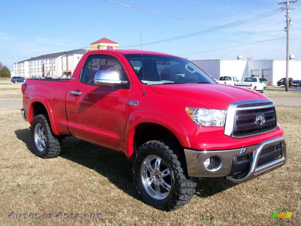 2010 Toyota Tundra Regular Cab 4x4 in Radiant Red photo #2 - 003895