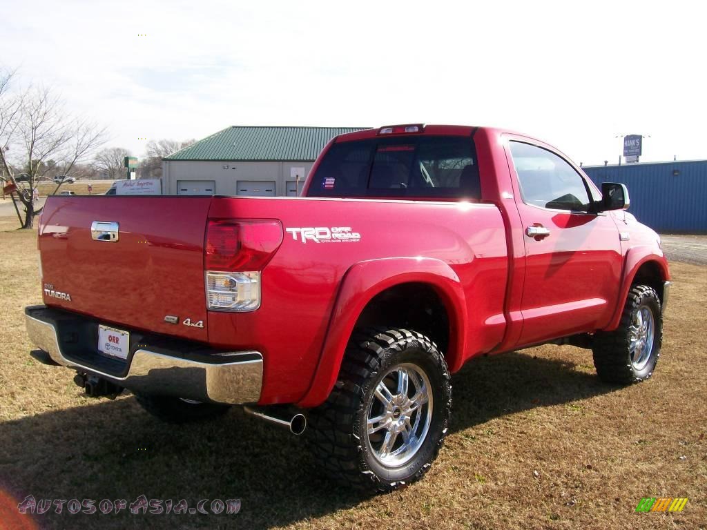 2010 Toyota Tundra Regular Cab 4x4 in Radiant Red photo #4 - 003895