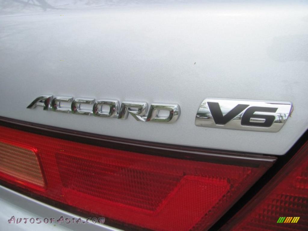2002 Accord EX V6 Coupe - Satin Silver Metallic / Charcoal photo #8
