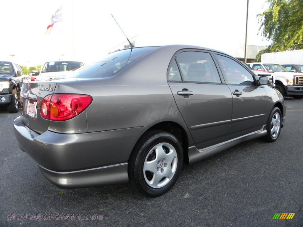 2004 Toyota Corolla S in Moonshadow Gray Metallic photo 3