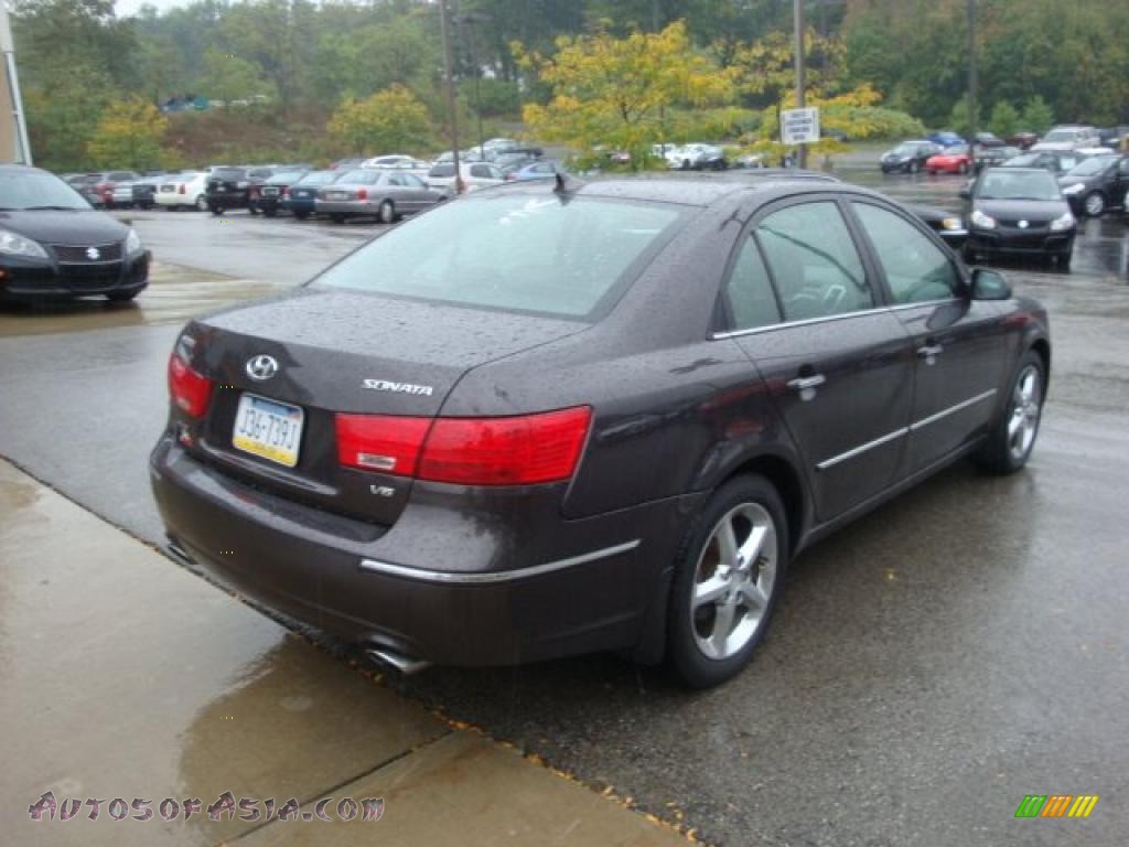 2009 Hyundai Sonata Limited V6 in Cocoa Metallic photo 2 420949