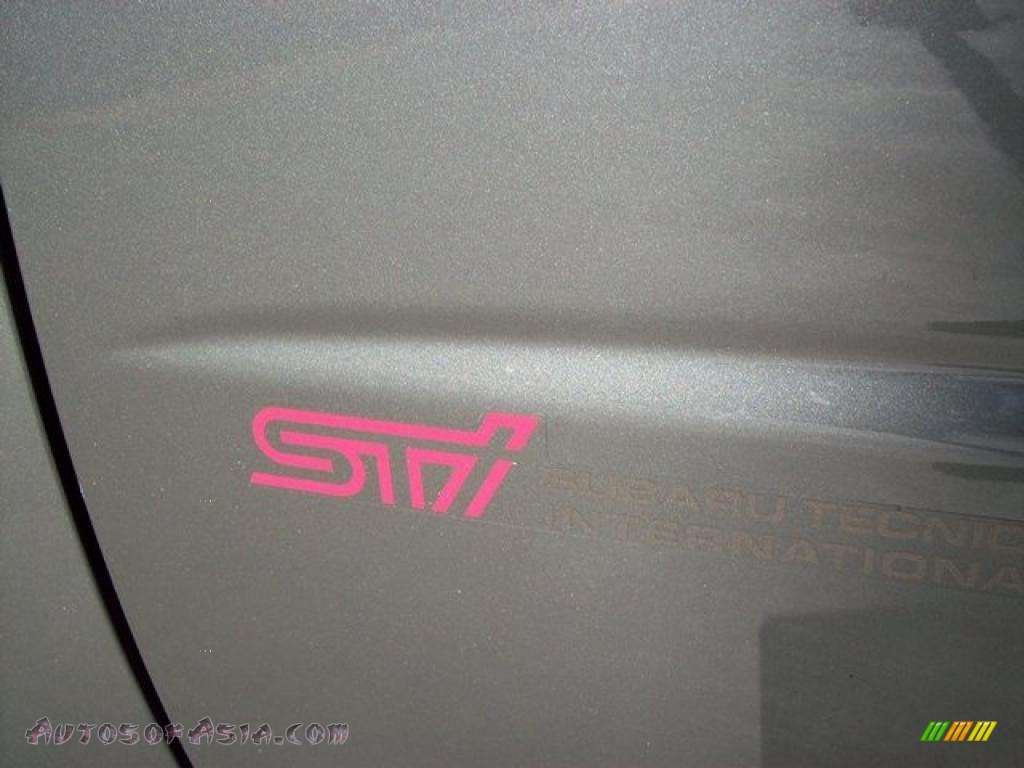 2006 Impreza WRX STi - Steel Gray Metallic / Anthracite Black/Blue Alcantara photo #18
