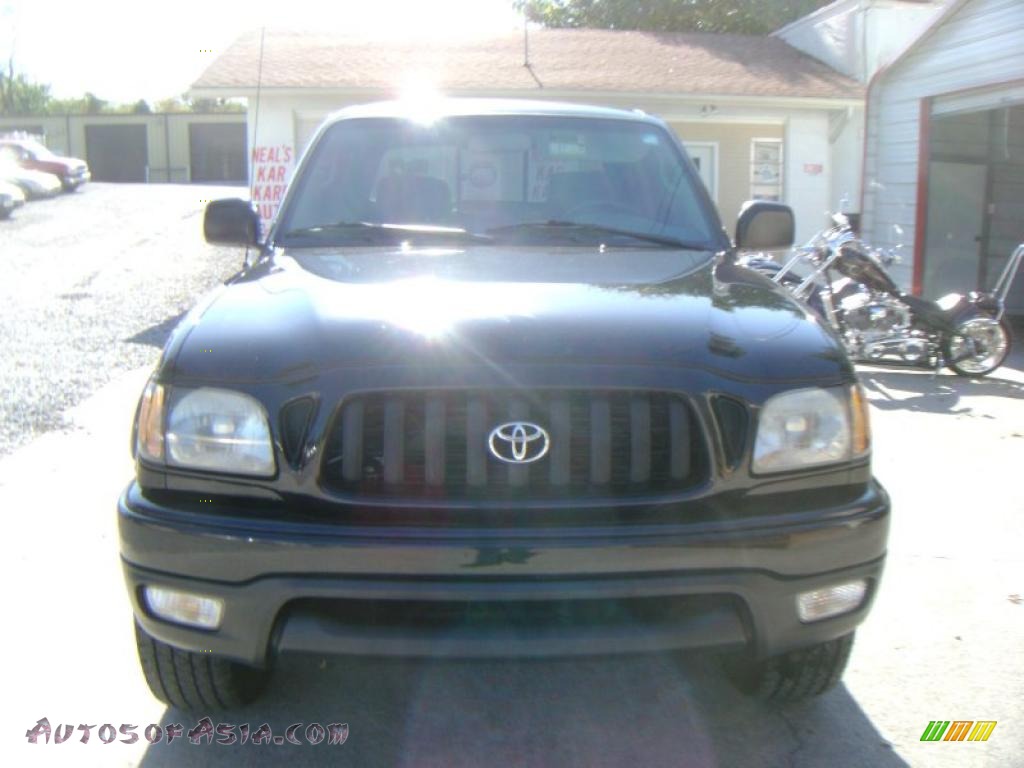 2004 Tacoma PreRunner TRD Double Cab - Black Sand Pearl / Charcoal photo #2