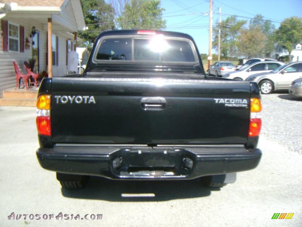 2004 Tacoma PreRunner TRD Double Cab - Black Sand Pearl / Charcoal photo #6