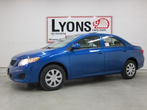 Blue Streak Metallic 2010 Toyota Corolla LE. Blue Streak Metallic