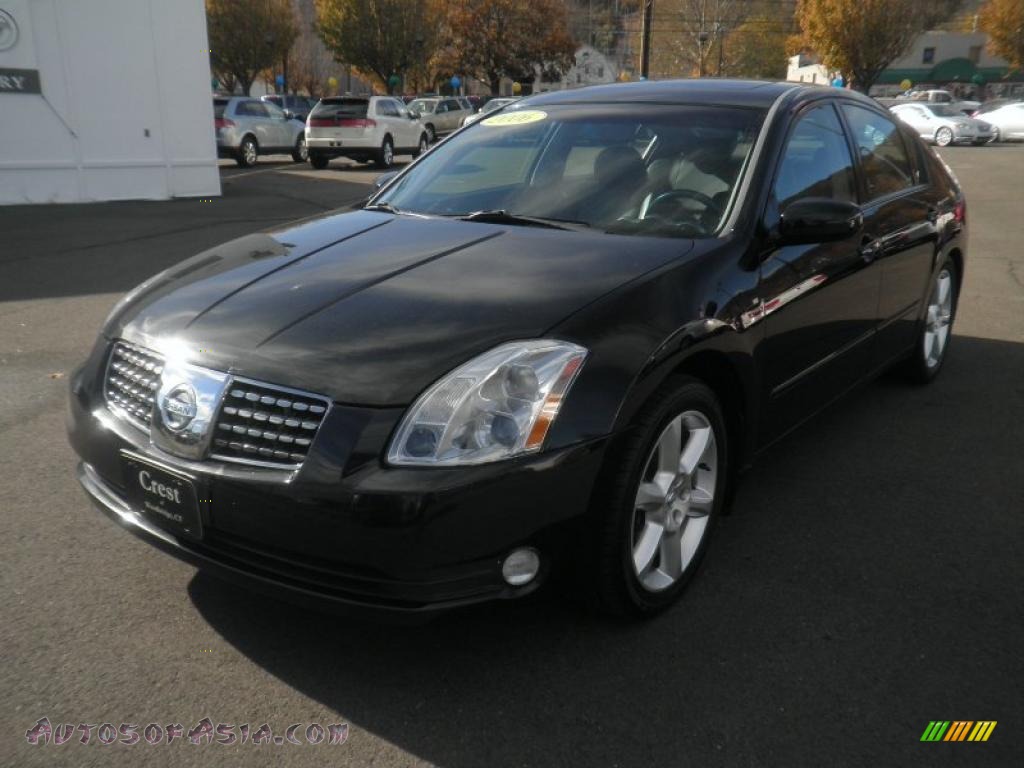 2006 Black nissan maxima sale #9